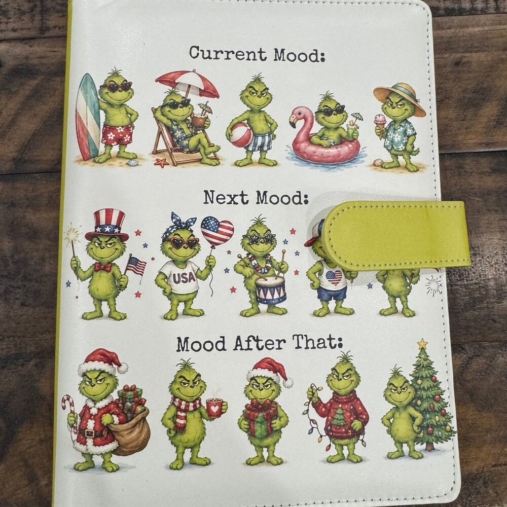 The Grinch A5 Binder